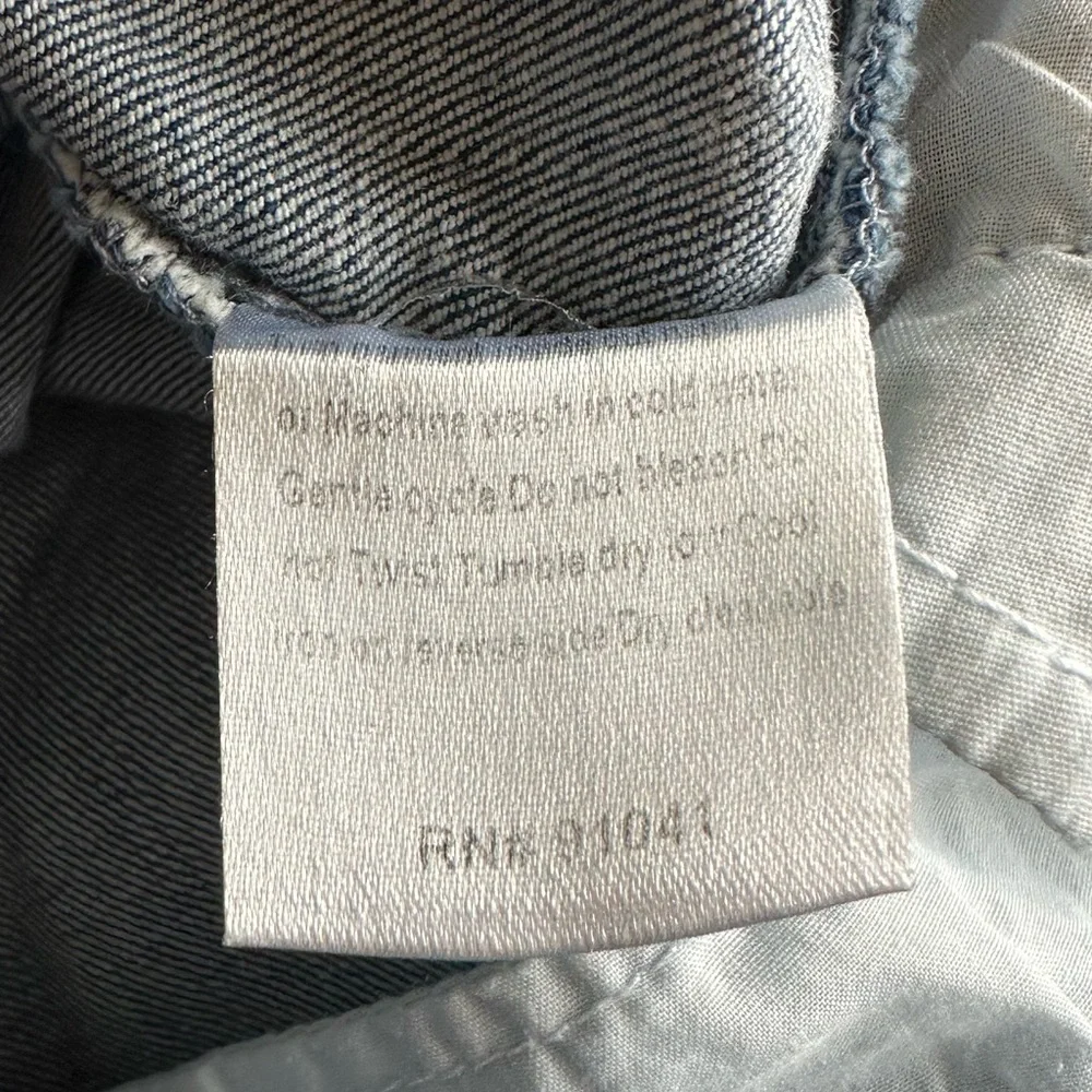 ✨A.Z.I. New York Whitewashed Bailey Jeans Removable Pleated Ruffle Hem Size 8✨ - Picture 6 of 6